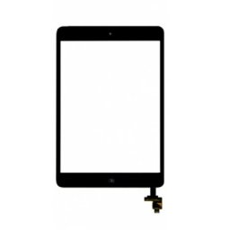 iPad Mini/Mini 2 Komplett Glas & Digitizer med tejp och hemknapp - Svart