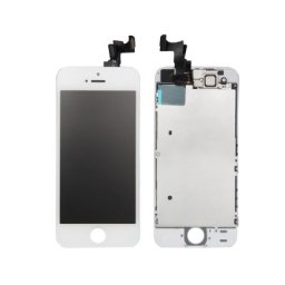 iPhone SE (2016) komplett LCD skärm med smådelar - Vit