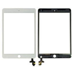 iPad Mini 3 Glas & Digitizer med tejp - Vit