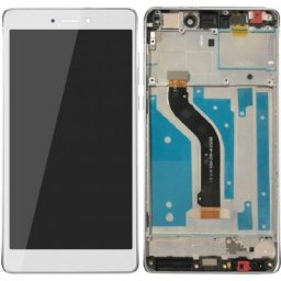 Huawei Honor 8 Lite Skärm LCD Komplett med ram - Vit