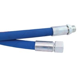Ht-slang 25 m 3/8"in x 3/8"utv blå stålarmerad 250 bar 160°c