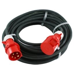 3-fas kabel 10 m 5x2,5