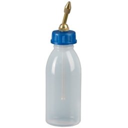 Oljekanna flaskmodell 125ml mässingspip 36-115mm