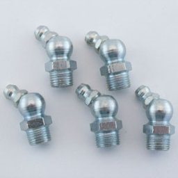 Smörjnippel 1/8" 45° 5 st