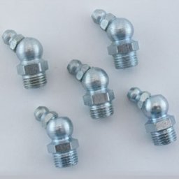 Smörjnippel m10x1 45° 5 st
