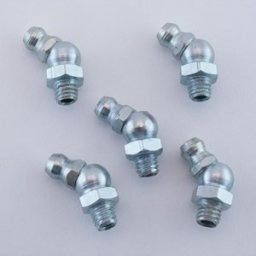 Smörjnippel m6x1 45° 5 st