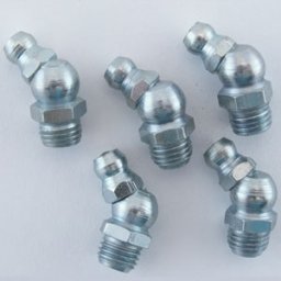 Smörjnippel m8x1 45° 5 st