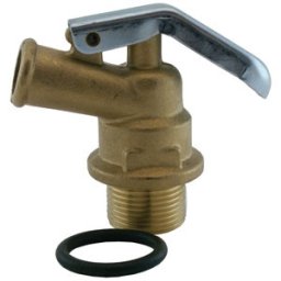 Fatkran 3/4" mässing nbr packning