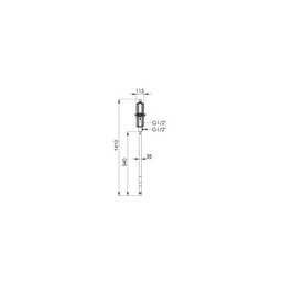 Fettpump 65:1 d.35 l 940mm