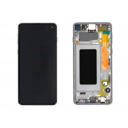 Samsung Galaxy S10 Skärm Original AMOLED Display Glas - Svart