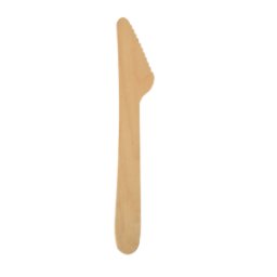 Papstar kniv, trä "pure" 16,5 cm 150-Pack