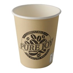Bägare, papper "pure" 0,2 l ø 8 cm · 9,2 cm creme "pure joy" 1000-Pack