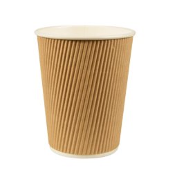 Bägare, papper "pure" 0,2 l ø 8 cm · 9 cm ripple wall 500-pack