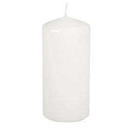 Blockljus ø 69 mm x 150 mm vit 8-pack