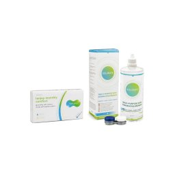 Lenjoy Monthly Comfort (6 linser) + Solunate Multi-Purpose 400 ml med linsetui