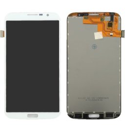 Samsung Galaxy Mega 6.3 i9200/i9205 Skärm LCD & touch - Original - Vit