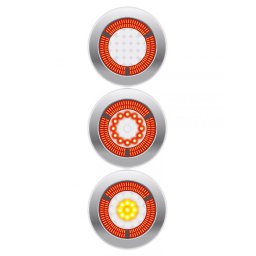 Bak-backlampa led 24v 2,5m blixtra typ 735