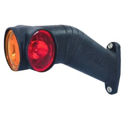 Positionslampa dx led 178 mm 1,7 m kabel vänster