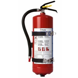Brandsläckare pulver 6 kg 43a inklusive fordonsstativ