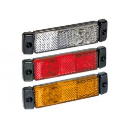Sidomarkeringslampa led 12-24 v 5 m kabel