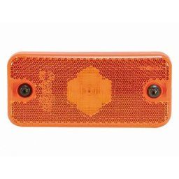 Sidomarkeringslampa orange led 24v skruvfäste
