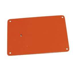 Reflex röd 110x75 mm aluminium