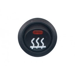 Strömbrytare 12v m värmesymbol on/off