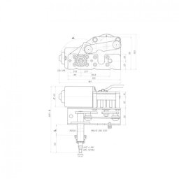 Doga torkarmotor 111 24v 90 gr