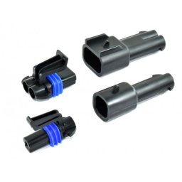2-polig kontakthus hane för 2,8mm stift