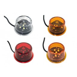 Gyd pos.lampa orange 10-30 v, ej e-märkt, 5 m kabel
