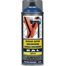 Motip Ral 5010 blå akrylfärg 400 ml (Gentian blue)