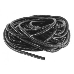 Kabelskydd. buntdiameter: 1,6-8,0 mm spiral svart 30 m