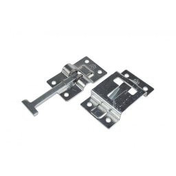 Pt-dörrhållare rostfri 90 mm komplett