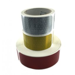 Ece104 tejp klippt röd 50 mm x 50 m