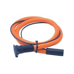 Defa miniplug intagskabel 1,5 m 230 v orange