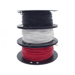 Plastisolerad kabel 1 x 4 mm², svart rkub