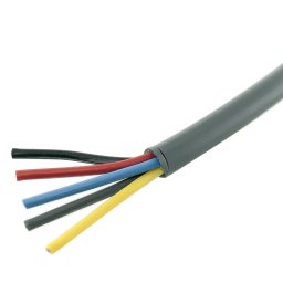 Flerledad kabel 5 x 0,75 mm², grå rkkb