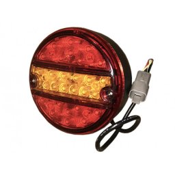 Baklampa led u skyltbel m 4-polig dt-kontakt + fasta bultar
