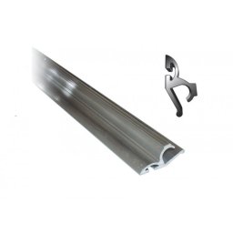 Aluminiumskena vinklad 600 mm komplett