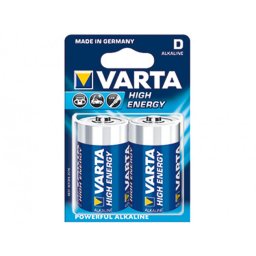 Batteri alkaliskt lr20 1,5v 2-pinpack