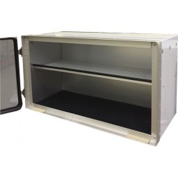 Verktygslåda bt 1000x550x450 mm sidohängd, mellanhylla