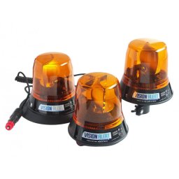 Rot varningsljus m magnetfäste o plug/in
