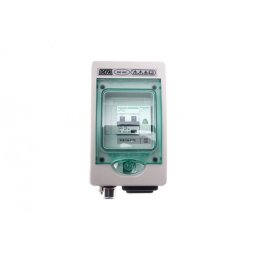 El-central 230vac plugin 1 x in / 1 x out + schuko out