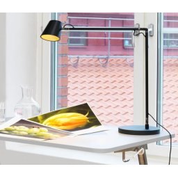 LightUp Tokyo LED, 6W. Svart. Dimmer. Bordsfot