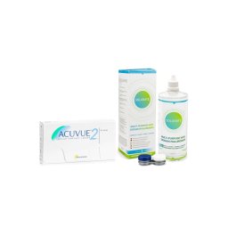 Acuvue 2 (6 linser) + Solunate Multi-Purpose 400 ml med linsetui