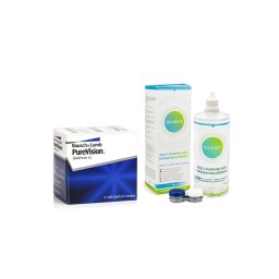 PureVision (6 linser) + Solunate Multi-Purpose 400 ml med linsetui