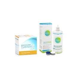 PureVision 2 for Astigmatism (6 linser) + Solunate Multi-Purpose 400 ml med linsetui