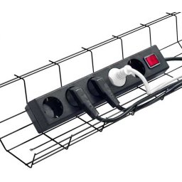 JM Cable Basket Tray Multi Short. Kabelkorg Svart. Styckpack