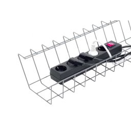 JM Cable Basket Tray Maxi. Kabelkorg Silver. Bulkpack