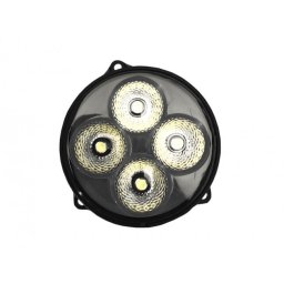 Traktorlampa Case IH rund